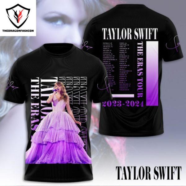 Taylor Swift The Eras Tour 2023-2024 Signature 3D T-Shirt