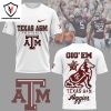 Texas A&M Aggies Football Gig Em 3D T-Shirt – Red