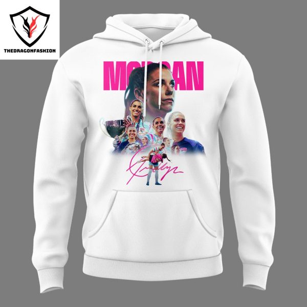 Thank You Alex Morgan 13 Signature Design Hoodie – White