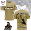 UCF Knights Football Go Knights 3D T-Shirt – Black