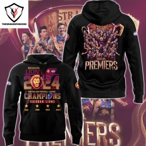 Brisbane Lions Australian Football League Champions 2024 Hoodie