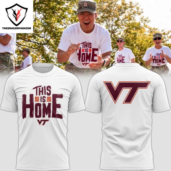 Virginia Tech Hokies Football This Is Home 3D T-Shirt