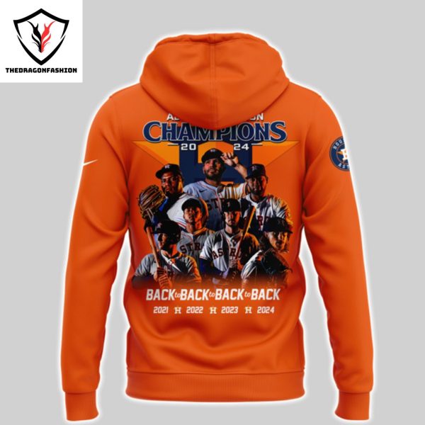 We Own The American League West 2024 AL West Division Champions Houston Astros Hoodie – Orange