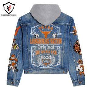 Texas Longhorns Nation Original Die Hard Fan Hooded Denim Jacket