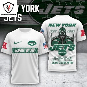 New York Jets – Gotham City Football Club Design 3D T-Shirt – Black