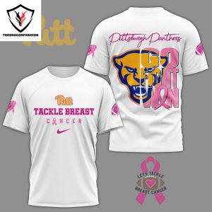 Pittsburgh Panthers – Tackle Breast Cancer Go Fight Win 3D T-Shirt – Pink