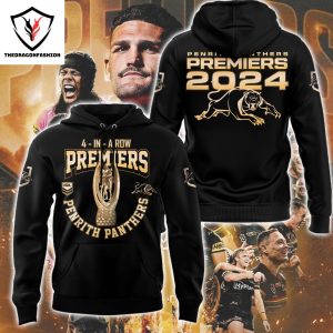 4-In-A-Row Premiers Penrith Panthers 2024 Hoodie