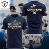 2024 American League Champions New York Yankees 3D T-Shirt – Grey