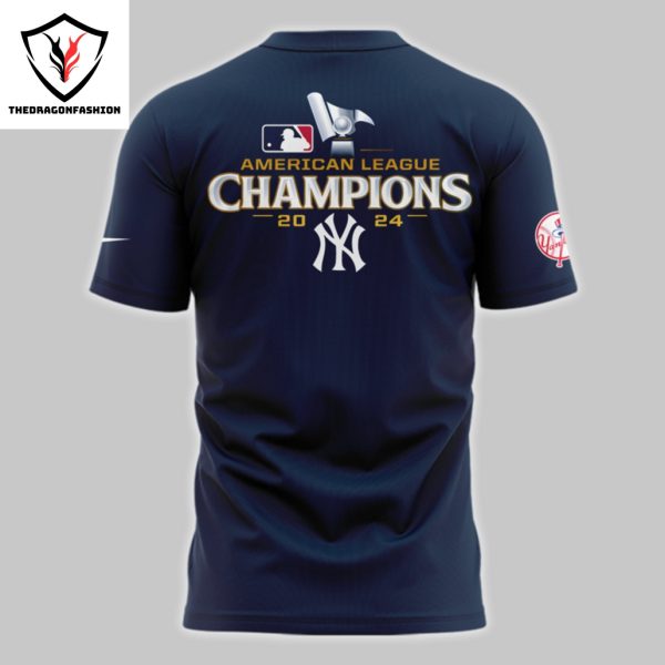 2024 ALCS New York Yankees 3D T-Shirt – Blue