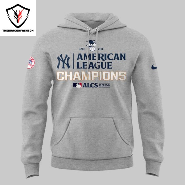 2024 American League Champions New York Yankees Hoodie – Grey