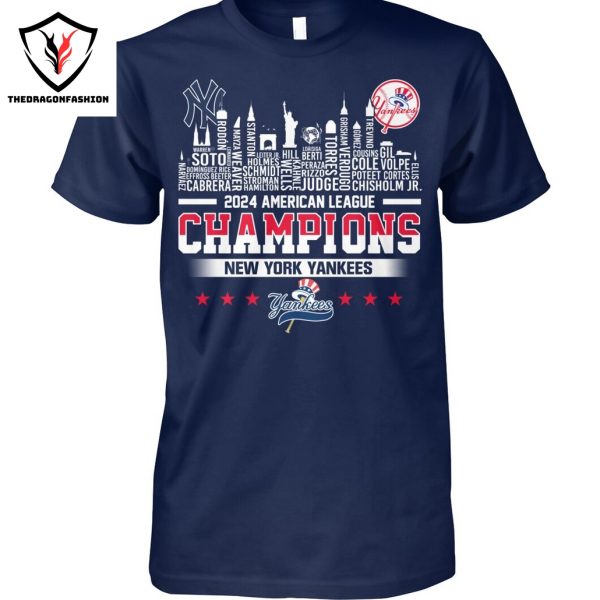 2024 American League Champions New York Yankees Unisex T-Shirt