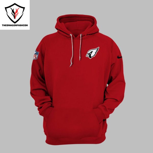 2024 Arizona Cardinals Logo Design Hoodie – Red