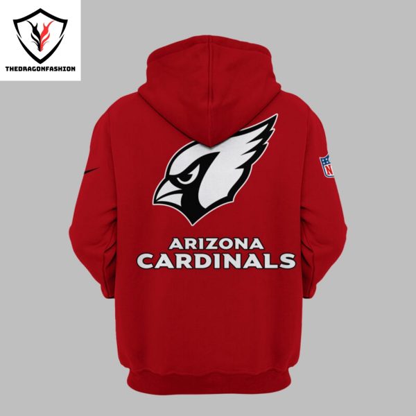 2024 Arizona Cardinals Logo Design Hoodie – Red