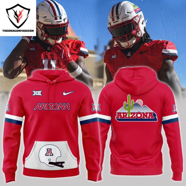 2024 Arizona Wildcats Football Team Hoodie – Red