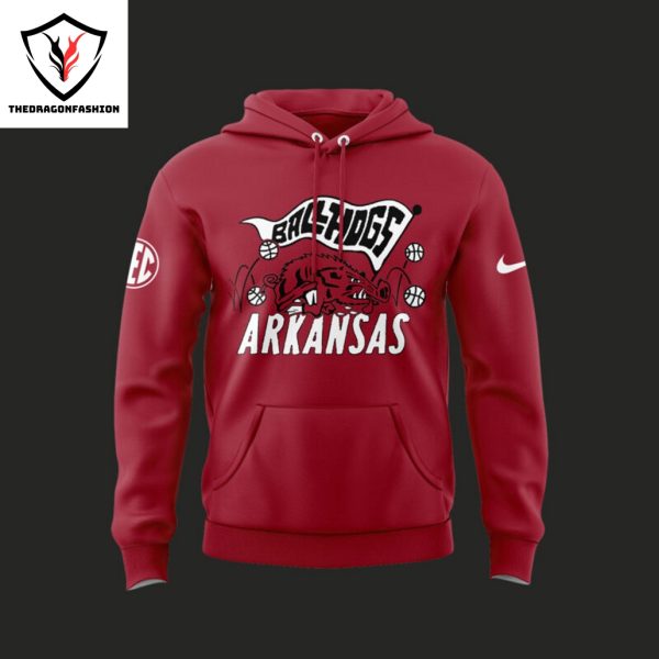 2024 Coach John Calipari Arkansas Basketball Red Hoodie