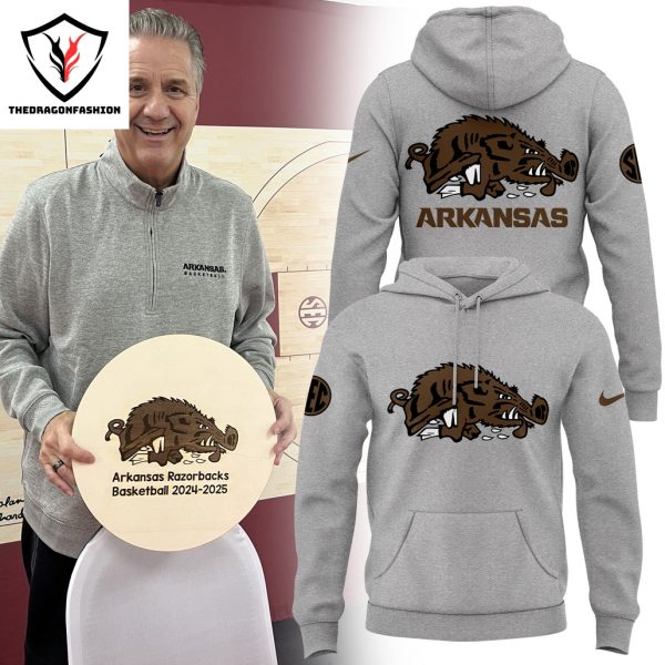 2024 Coach John Calipari Arkansas Razorback Basketball Hoodie