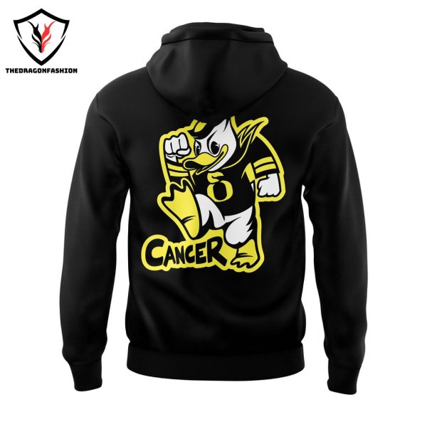 2024 Coach Oregon Ducks Cancer Logo Hoodie – Black x Gold