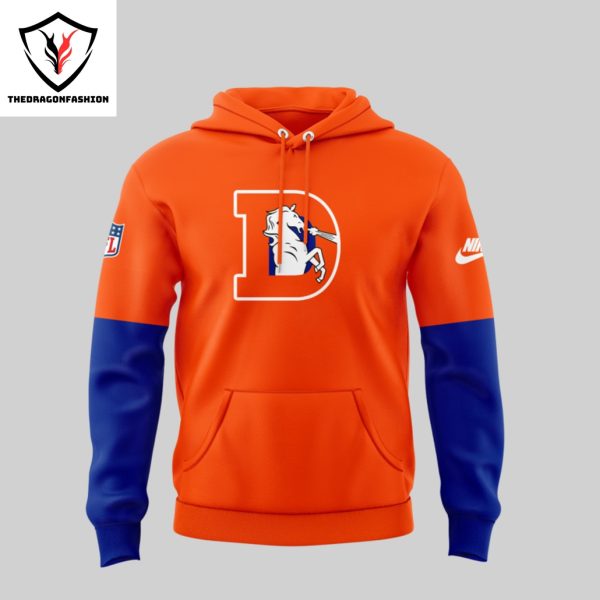 2024 Denver Broncos Football Team Hoodie – Orange & Blue