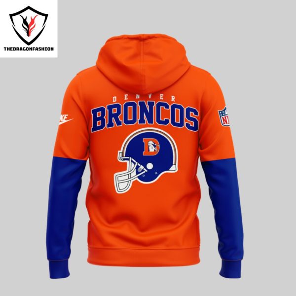 2024 Denver Broncos Football Team Hoodie – Orange & Blue