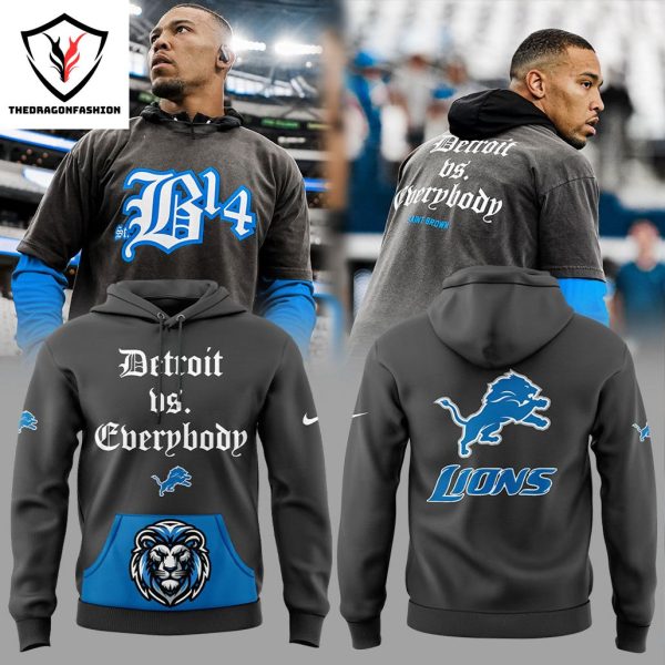 2024 Detroit Vs Everybody Saint Brown – Detroit Lions Hoodie