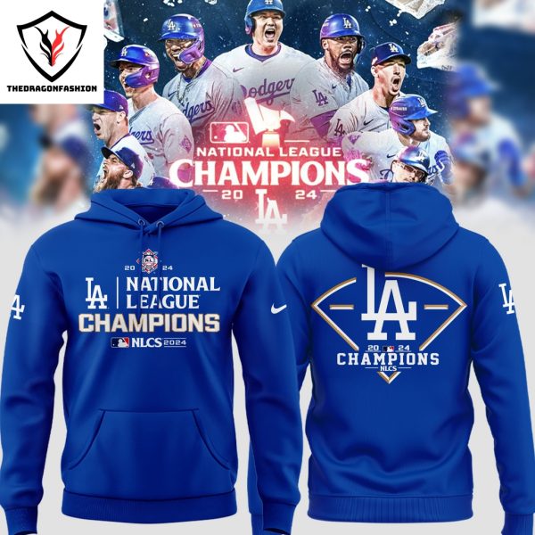 2024 National League Champions Los Angeles Dodgers Hoodie – Blue