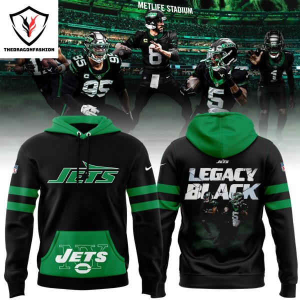 2024 New York Jets Legacy Black Hoodie