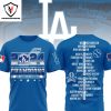 2024 NLCS Los Angeles Dodgers 3D T-Shirt – White