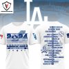 2024 NLCS Los Angeles Dodgers 3D T-Shirt – Blue