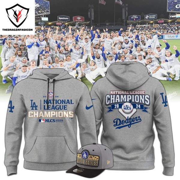 2024 NLCS Los Angeles Dodgers Hoodie – Grey