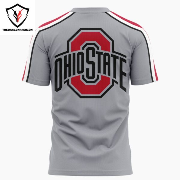 2024 Ohio State Buckeyes Gray Game 3D T-Shirt