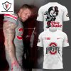 2024 Ohio State Buckeyes Gray Game 3D T-Shirt