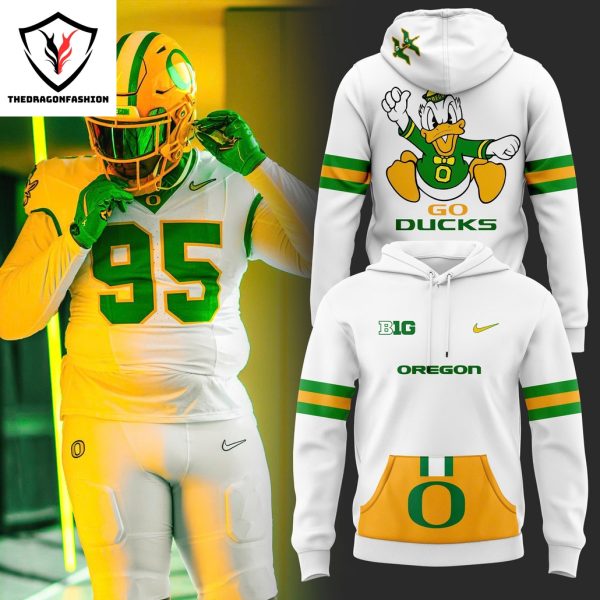 2024 Oregon Ducks X Go Ducks Hoodie – White