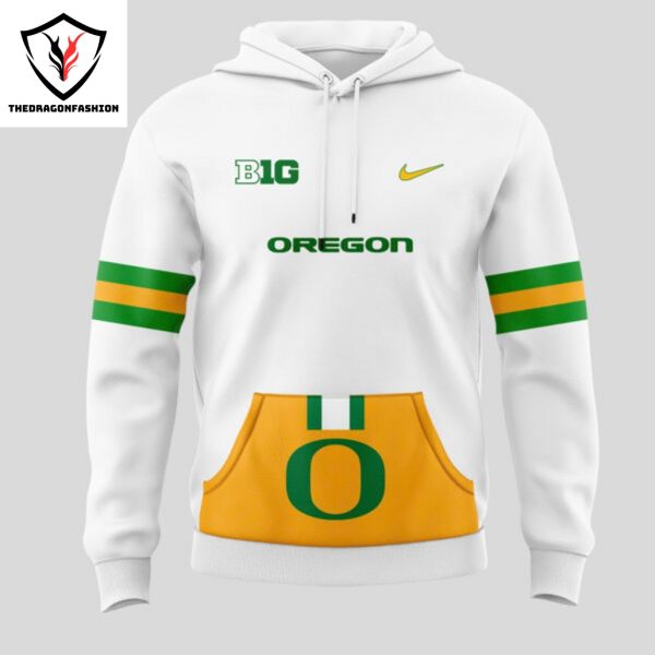 2024 Oregon Ducks X Go Ducks Hoodie – White