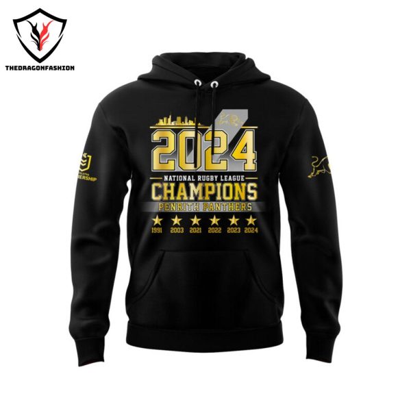 2024 Penrith Panthers National Rugby League Champions Back To Back To Back To Back Hoodie