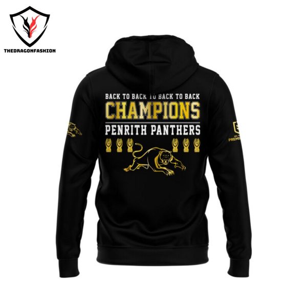 2024 Penrith Panthers National Rugby League Champions Back To Back To Back To Back Hoodie