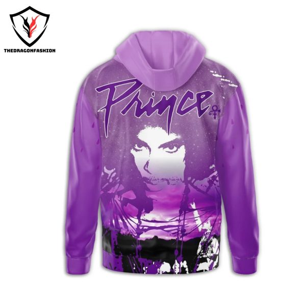 2024 Purple Rain Prince Design Hoodie – Purple