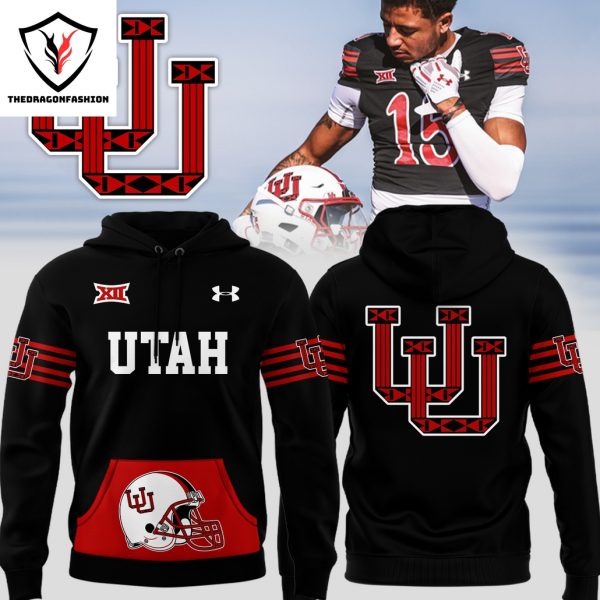 2024 Utah Utes Football Team Hoodie – Black