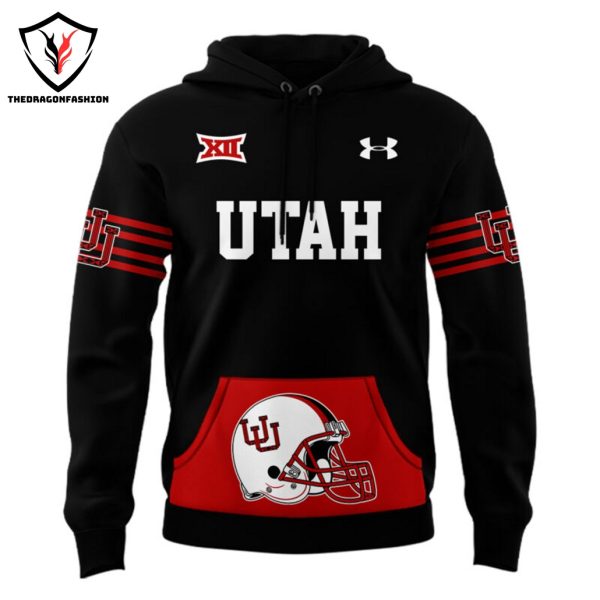 2024 Utah Utes Football Team Hoodie – Black