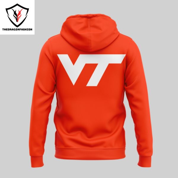 2024 Virginia Tech Hokies Football Hoodie – Orange