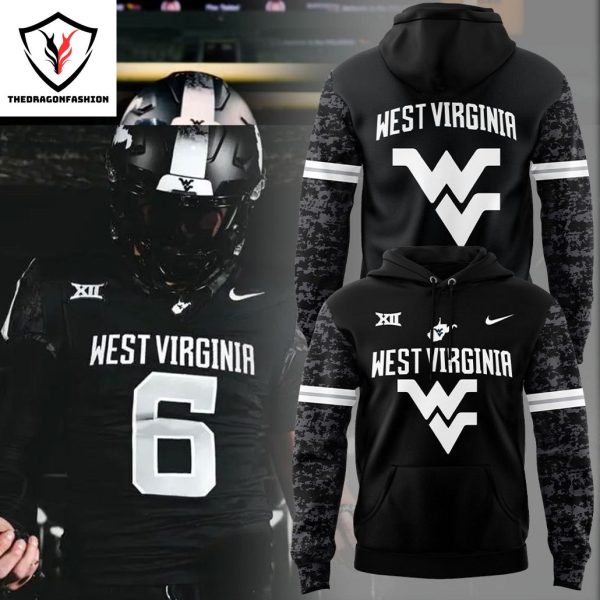 2024 West Virginia Mountaineers Design Black Hoodie