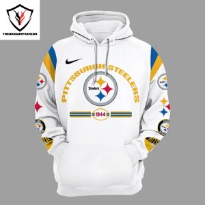 Pittsburgh Steelers 1944 Version 2024 White Hoodie