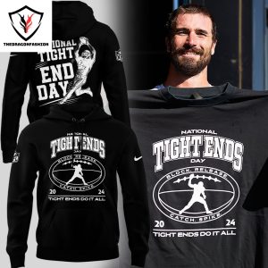 2024 National Tight Ends Day Las Vegas Raiders Hoodie