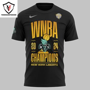 New York Liberty WNBA Champions 2024 Final Signature 3D T-Shirt