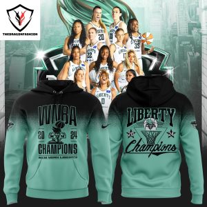 New York Liberty WNBA Champions 2024 Final Signature 3D T-Shirt