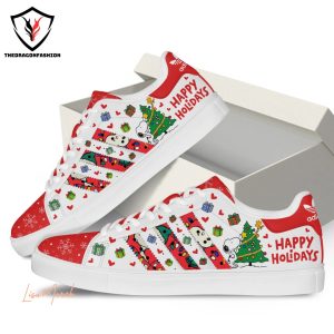 Snoopy Happy Holidays Stan Smith Shoes