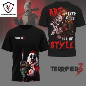 Terrifier 3 Art Was Here 3D T-Shirt