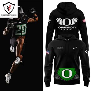 Oregon Ducks Football Game Black 2024 Hoodie