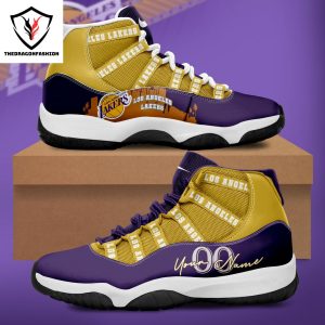 Personalized Los Angeles Lakers Air Jordan 11