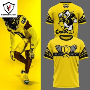 Oregon Ducks – Stomp Out Cancer Heroes 3D T-Shirt