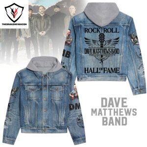 Rock & Roll Dave Matthews Band  Hall Of Fame Induction 2024 Hooded Denim Jacket